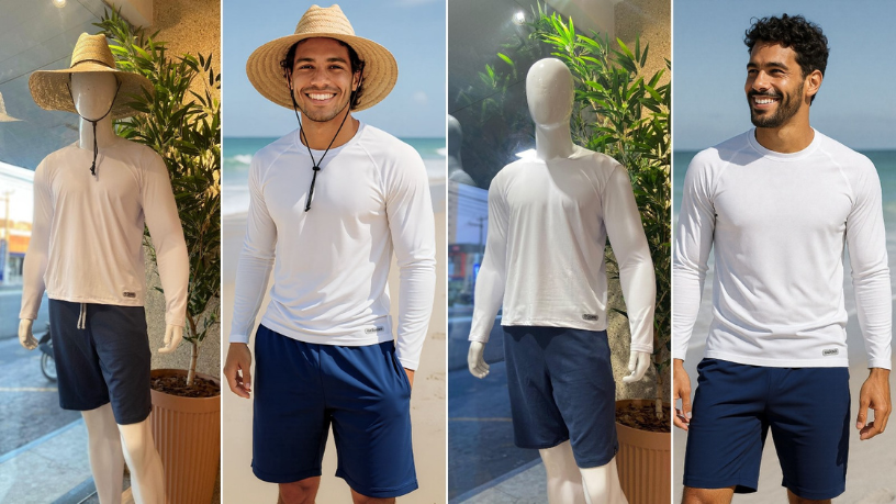 Imagens geradas com o FotoModel aumentam a confiança do cliente e impulsionam as vendas.